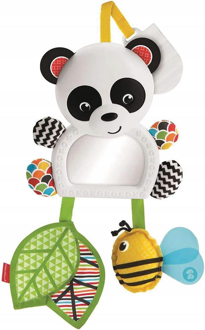 FISHER-PRICE FGH91 jucărie suspendată cu zornăitoare pentru cărucior și scaun auto, 37 cm, PANDA