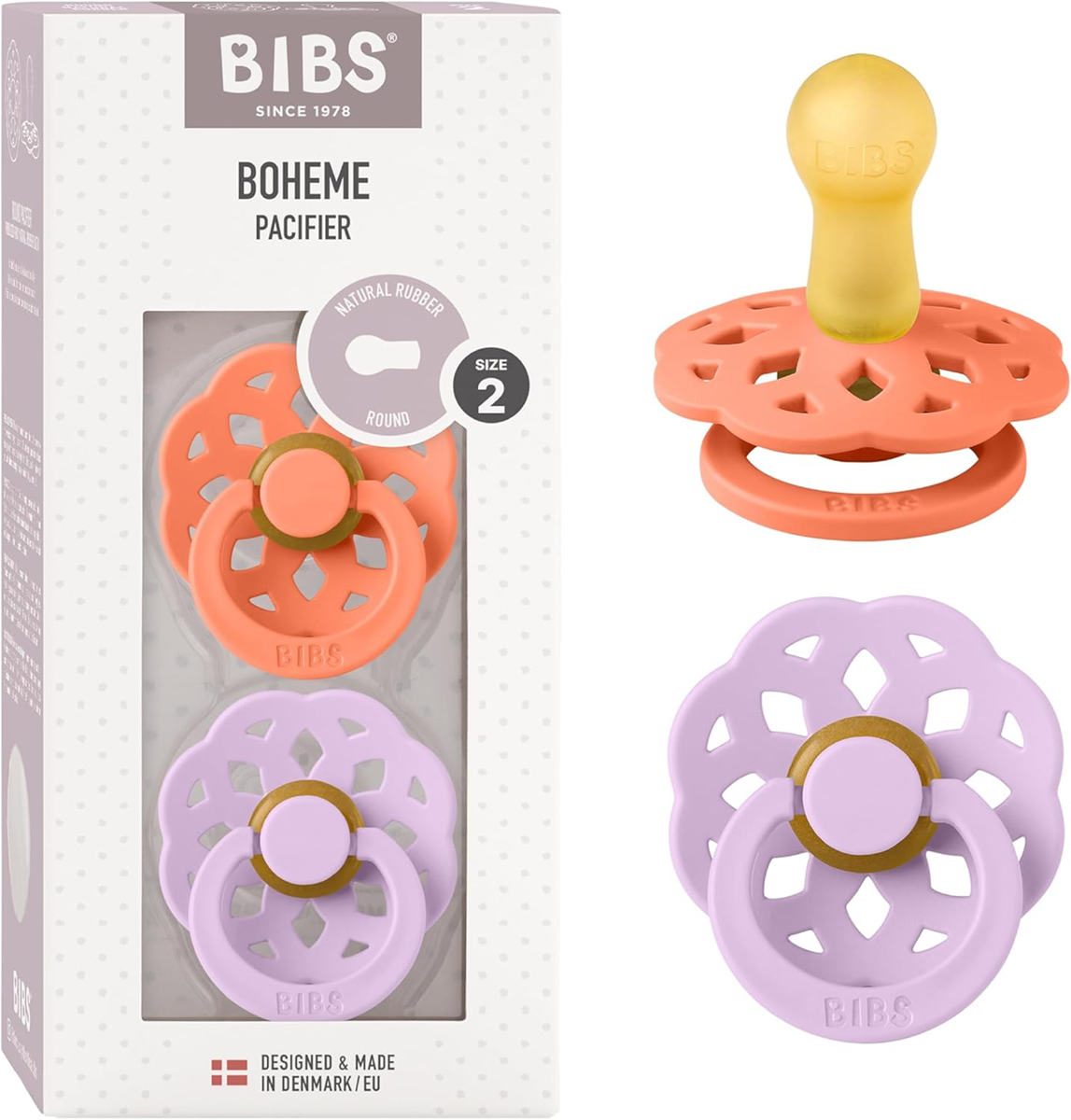 BIBS BOHEME chupetas 2pack 6m+