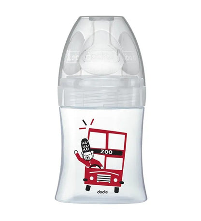 DODIE Sensation+ LONDON Glasflasche 150 ml 0-6 m Sauger 1 langsamer Fluss