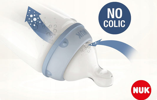 NUK First Choice+ 6–18 hónap CUMISÜVEG 300 ml hőmérsékletjelzővel