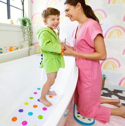 MUNCHKIN Dots halkfri gummibadmatta 36 x 77 cm