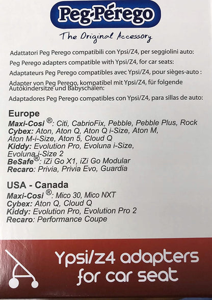 PEG-PEREGO adaptery wózek YPSI/Z4 fotele w opisie
