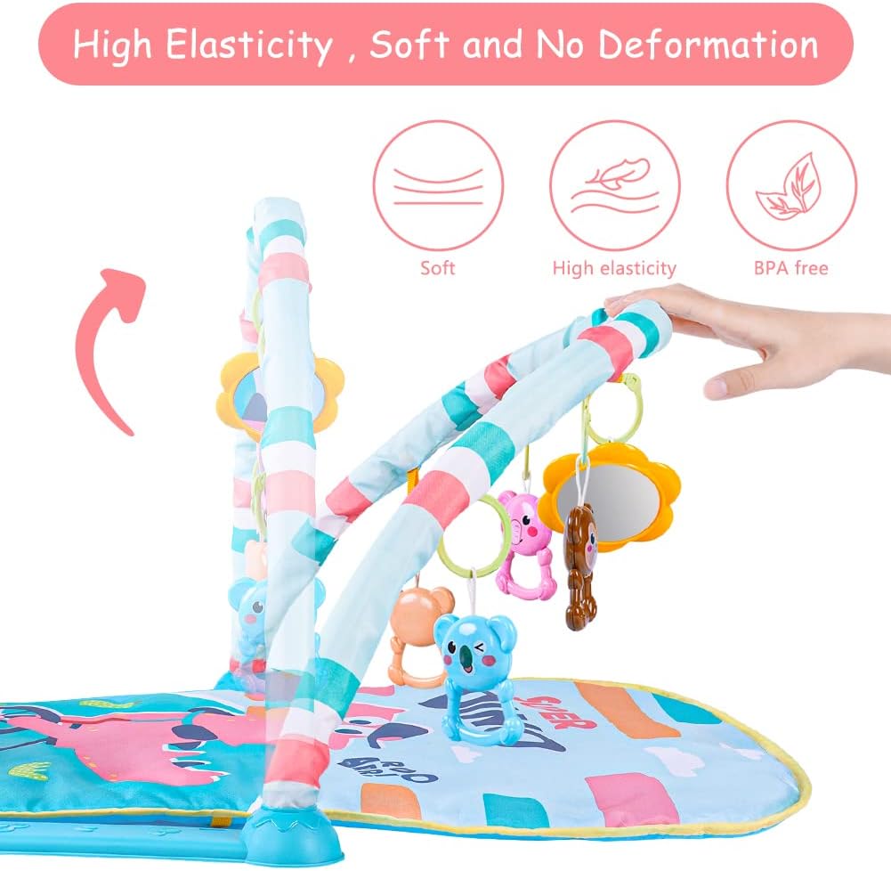 AOMIG Educational Play Mat with Piano, 0–36 Months