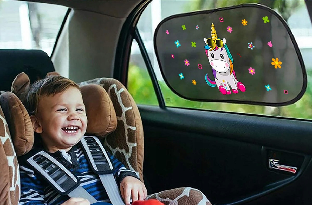 AlmaLuna osłona przeciwsłoneczna na szybę samochodu UV 50 2 sztuki