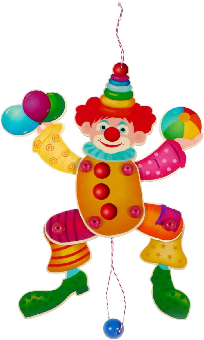 HESS ξύλινο ρυμουλκούμενο ΚΛΟΟΥΝ με κινητά άκρα 36 cm