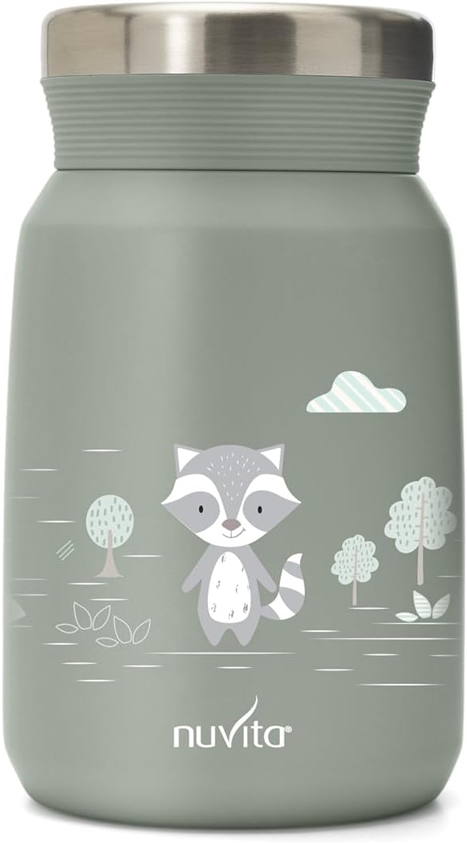 NUVITA 4472 obedový termohrnček z nehrdzavejúcej ocele 500 ml 6mes.+