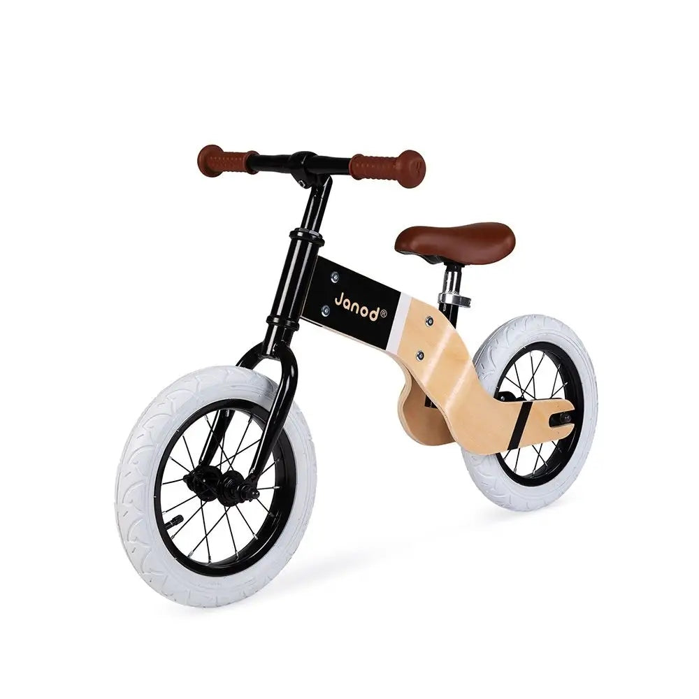 JANOD Bikloon Deluxe Ξύλινο ποδήλατο ισορροπίας 12" σέλα 40-46 εκ.