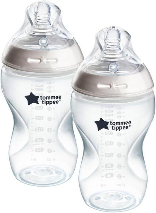 TOMMEE TIPPEE Natural Start biberon 340ml ANTI-COLIC 3luni+ x2