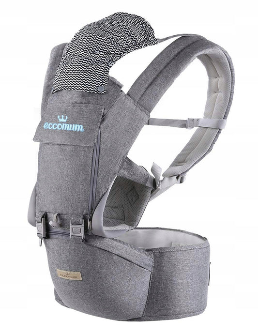 ECCOMUM portabebés ergonómico con cinturón lumbar 6 en 1 para bebés