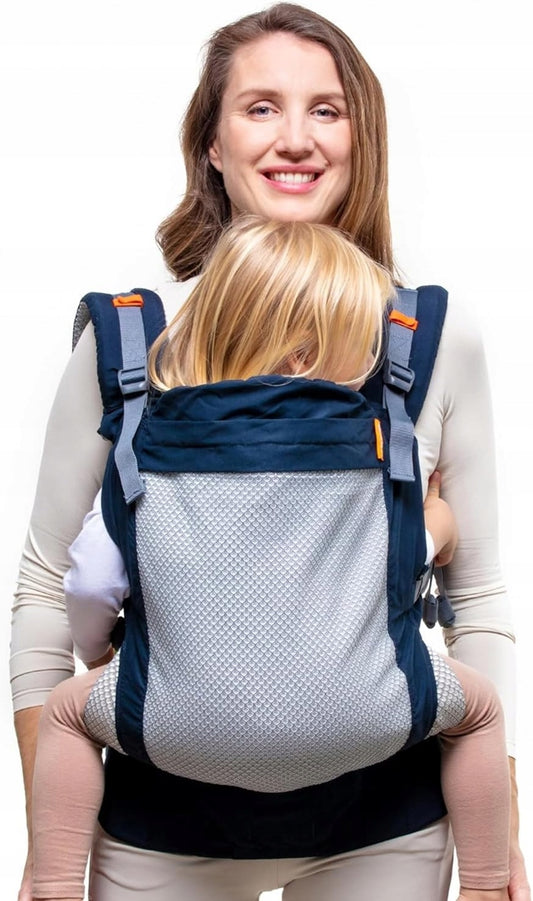 BECO TODDLER draagzak met gesp 9-27kg mesh 3d