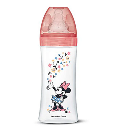 DODIE butelka 330 ml smoczek 3 szybki przepływ 6 m+ DISNEY MINNIE