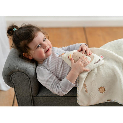 Fehn Rainbow Teddy třešňový peckový termofor 16 cm