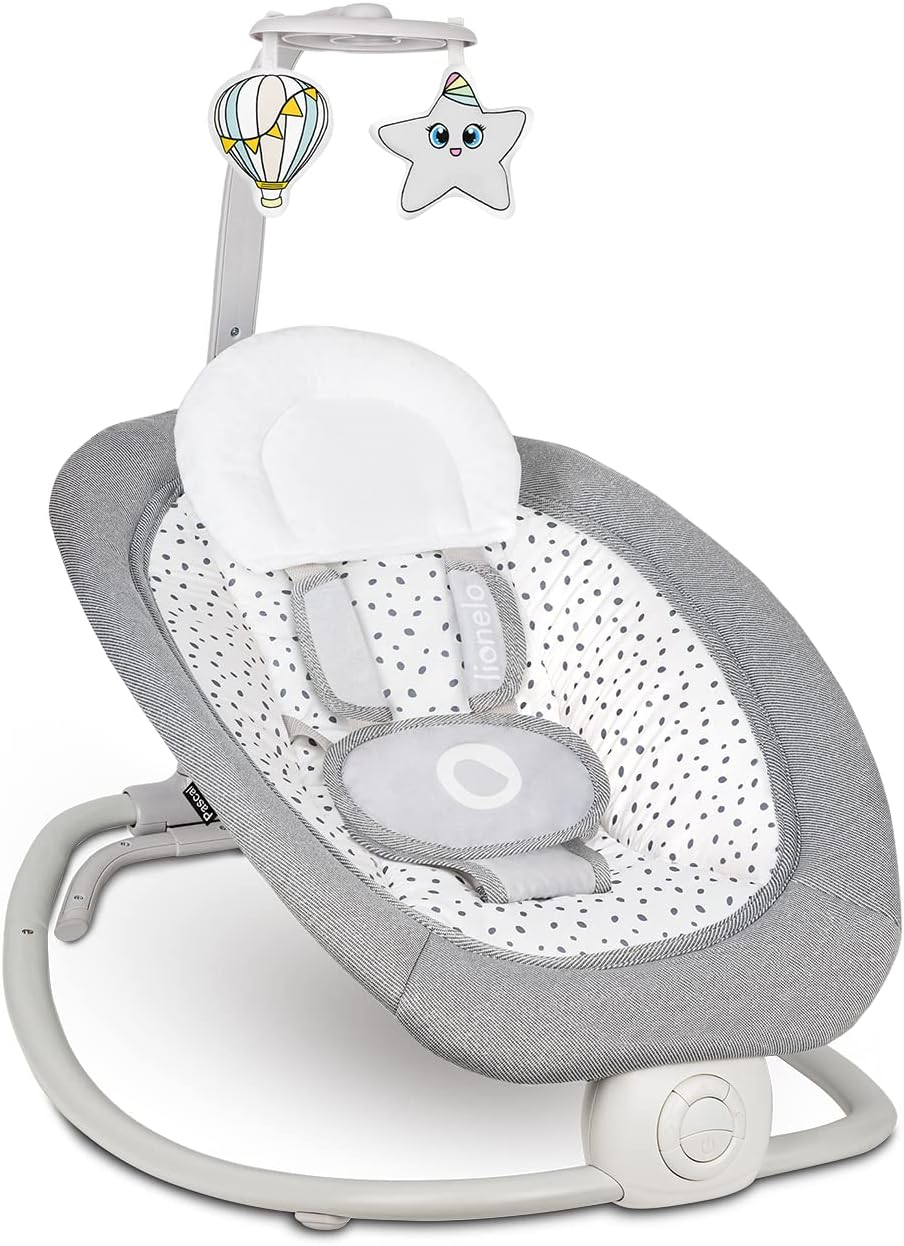 LIONELO PASCAL 2in1 Babywippe bis 9kg Melodien + Vibrationen