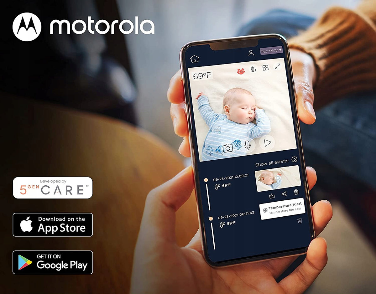 MOTOROLA VM65X Connect elektronikus bébiőr 5" + oszlop