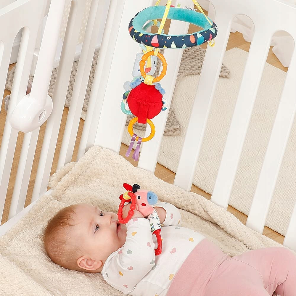 Carusel FEHN Color Friends cu cutie muzicală pentru pătuț