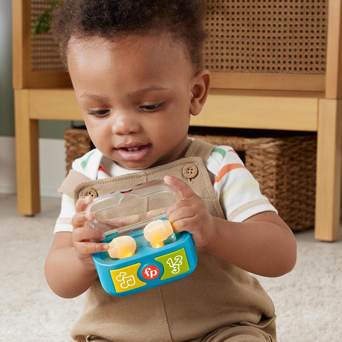 FISHER-PRICE HWY45 edukační hračka JAZYKY ANGLIČTINA, NĚMČINA, FRANCOUZŠTINA