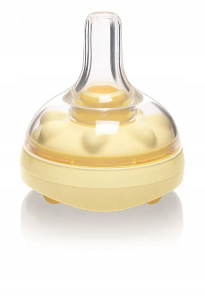 MEDELA butelka 250 ml + smoczek CALMA, żółty, bez BPA, dla niemowląt 0+