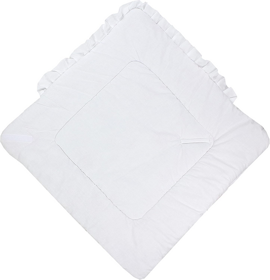 TUPTAM rożek becik 70 x 70cm z falbanką