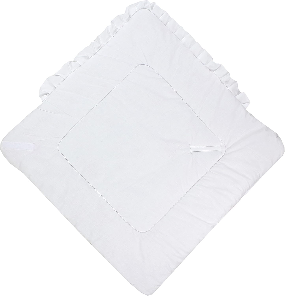 TUPTAM Pucktuch 70 x 70 cm mit Rüschen