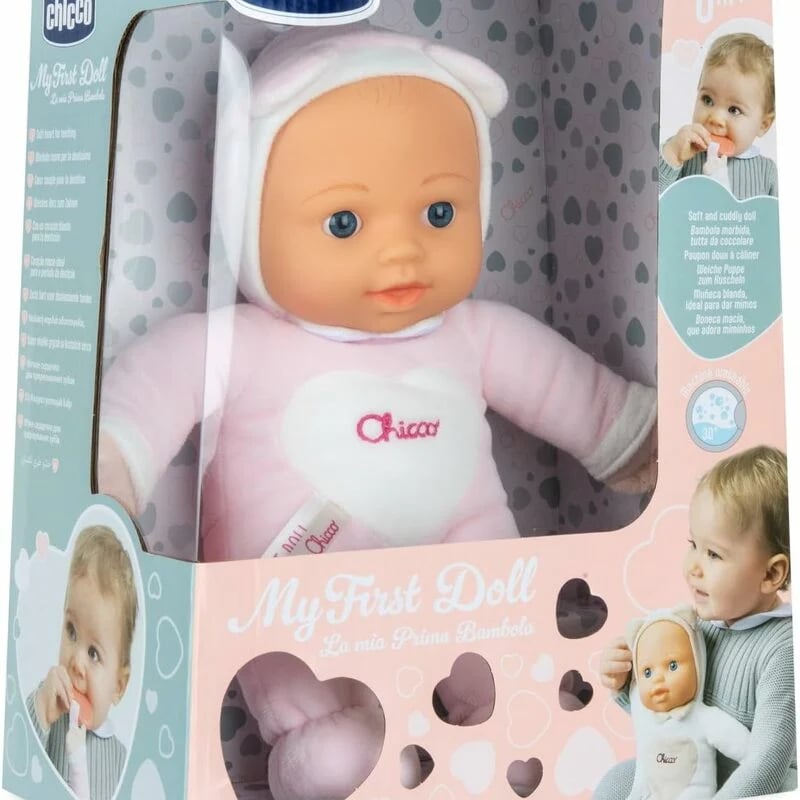 Chicco My First Doll miękka lalka różowa 30 cm