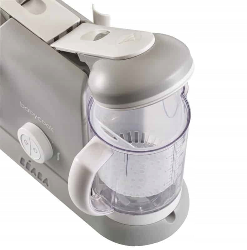 BEABA Babycook Duo ROBOT KUCHENNY 4 w 1 2200 ml szary, parowar i mikser z dwoma pojemnikami