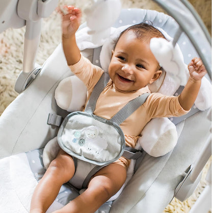 INGENUITY Comfort2GO κούνια ΗΧΟΙ ΔΟΝΗΣΕΙΣ Cuddle Lamb