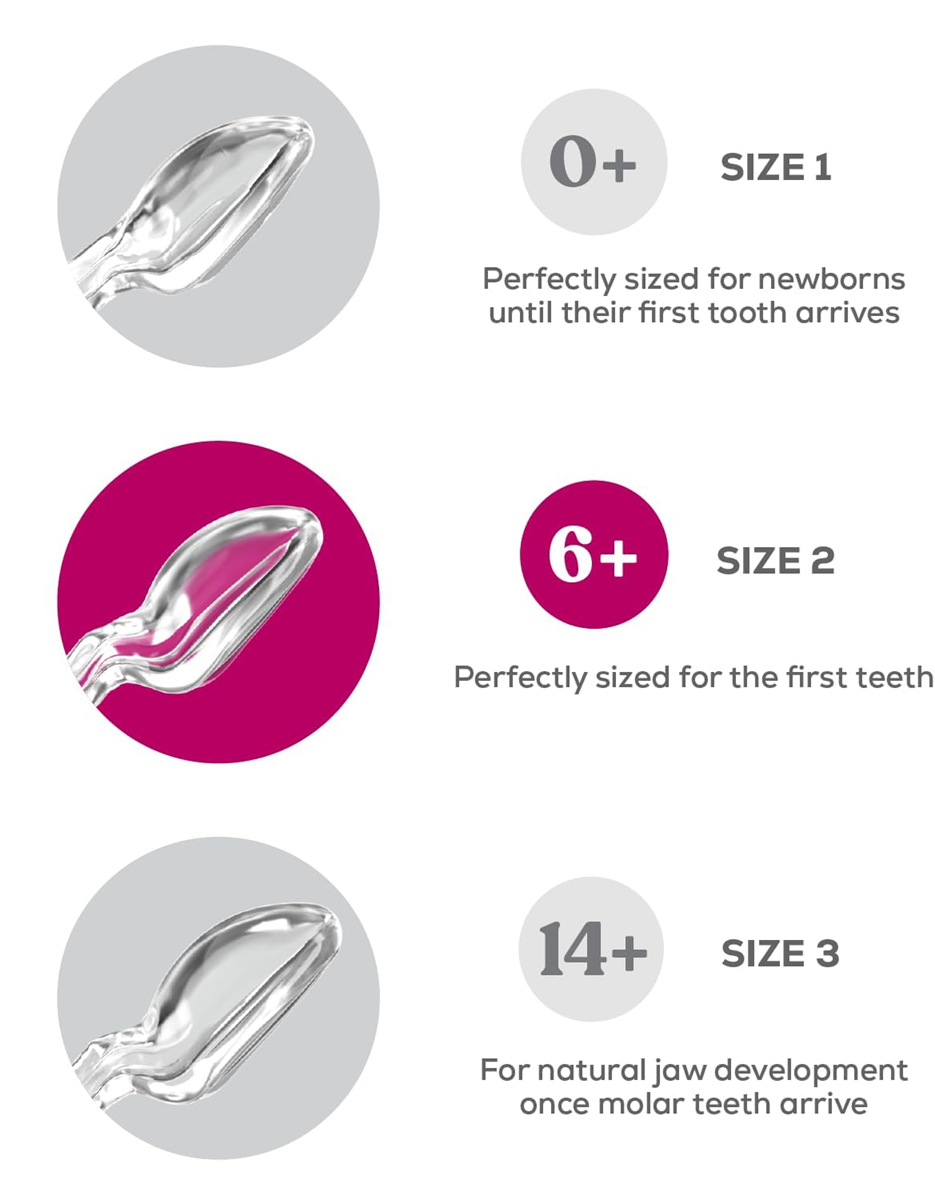 DENTISTAR πιπίλα σιλικόνης 2x 14m+