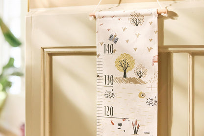 JOLLEIN Tiny Park metruță textilă pentru măsurarea înălțimii 50-140 cm