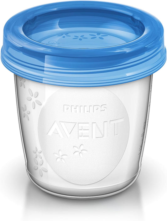 PHILIPS AVENT SCF618/10 food storage cup set x 10 + two dippers