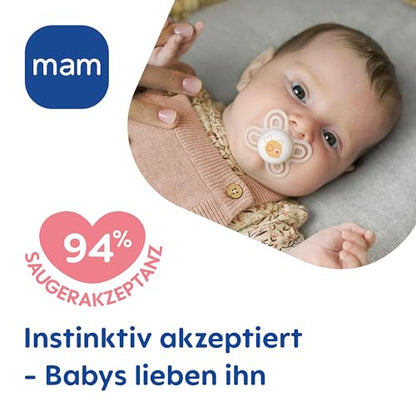 MAM Perfect Day & Night suzetă din silicon 0-6 luni x4 LUMINOASE