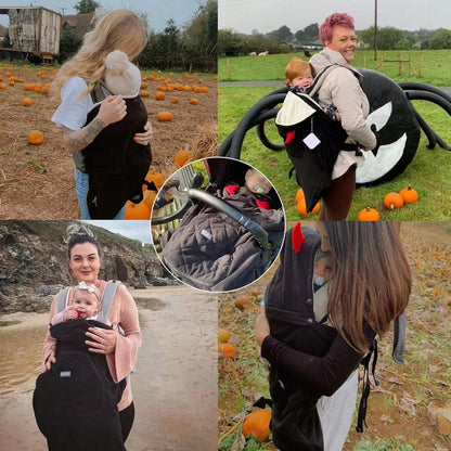 BEBAMOUR fleece cover for carrycot, pram, car seat