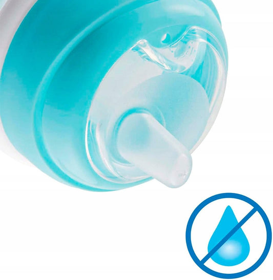 CHICCO Transition Cup cană anti-picurare cu tetină și mânere 200 ml 4 luni+