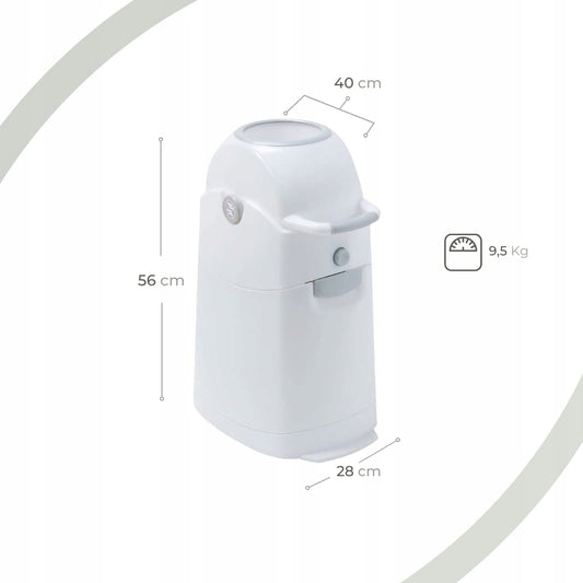 DIAPER CHAMP luieremmer voor vuilniszakken +/-30 stuks