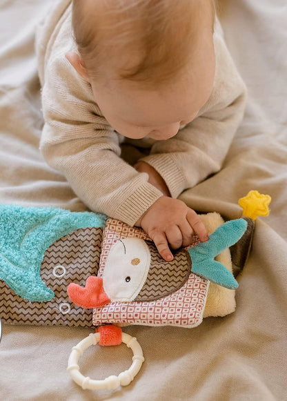 FEHN Bear Bruno sensory book, hanging toy