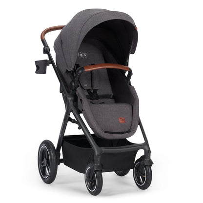 KINDERKRAFT B-TOUR carrinho multifunções 3 em 1 até 22kg + cadeira auto MINK PRO