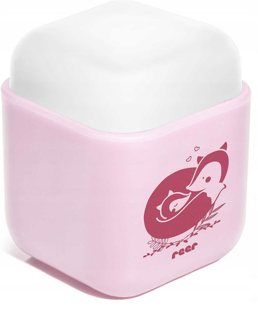 REER SleepLight 2w1 lampka nocna LED przenośna lub do gniazdka różowa lampka nocna dla niemowląt
