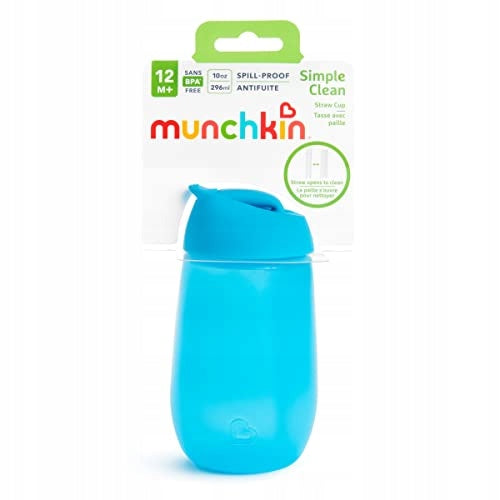 MUNCHKIN SIMPLE CLEAN pohár so slamkou 296ml 12msc+