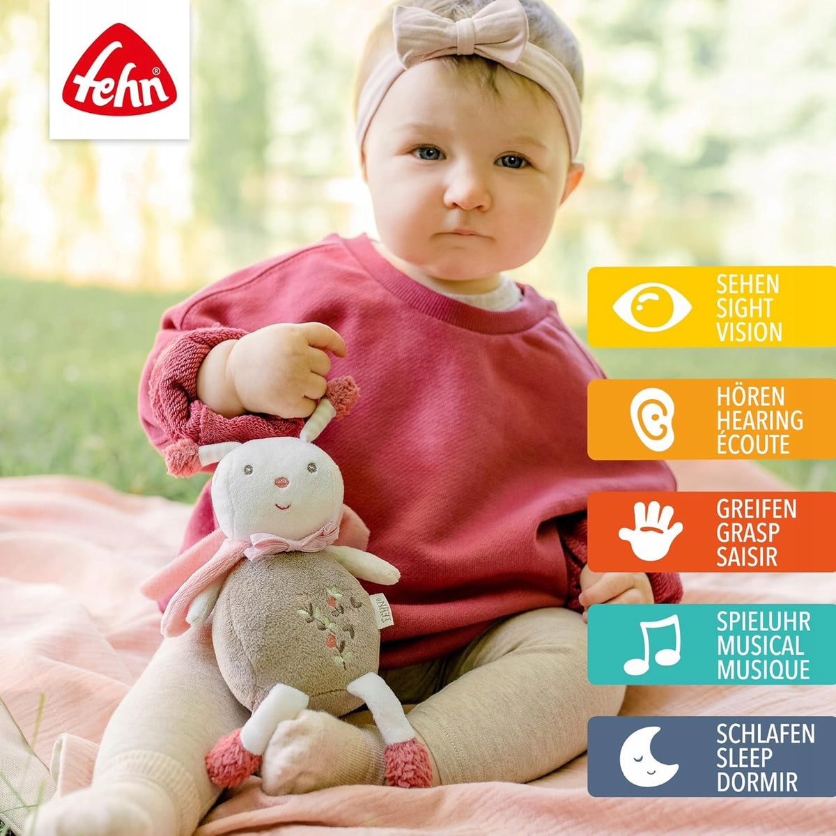 FEHN Garden Dreams suspension ABEILLE avec boîte à musique
