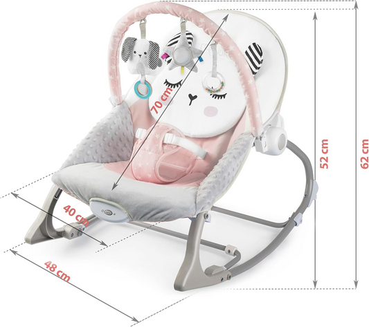 NUKIDO baby rocker, bouncer for infants