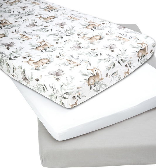 MEDIPARTNERS σεντόνι για κρεβατάκι 60cmx120 cm 3 τεμ.