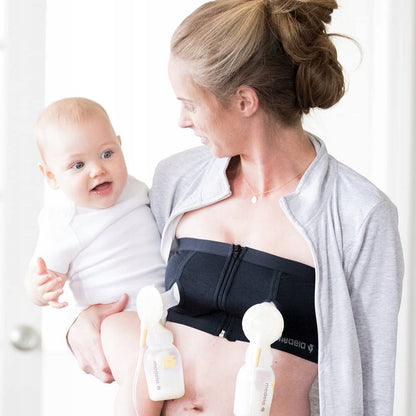 MEDELA gorset do laktatora EASY EXPRESSION S, czarny, do odciągania pokarmu bez użycia rąk