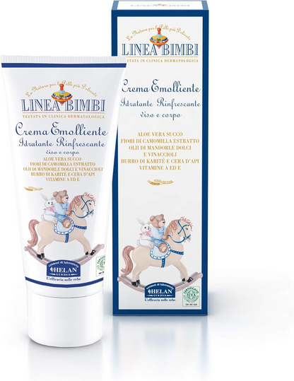 HELAN Linea Bimbi zestaw do pielęgnacji dziecka SZAMPON KREMY PUDER CHUSTECZKI