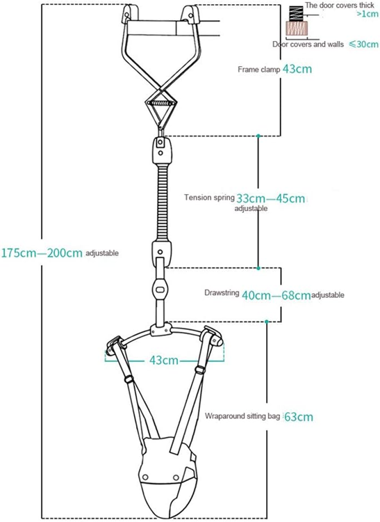 HAHAFISH Türhopser 6-24 Monate bis 16 kg