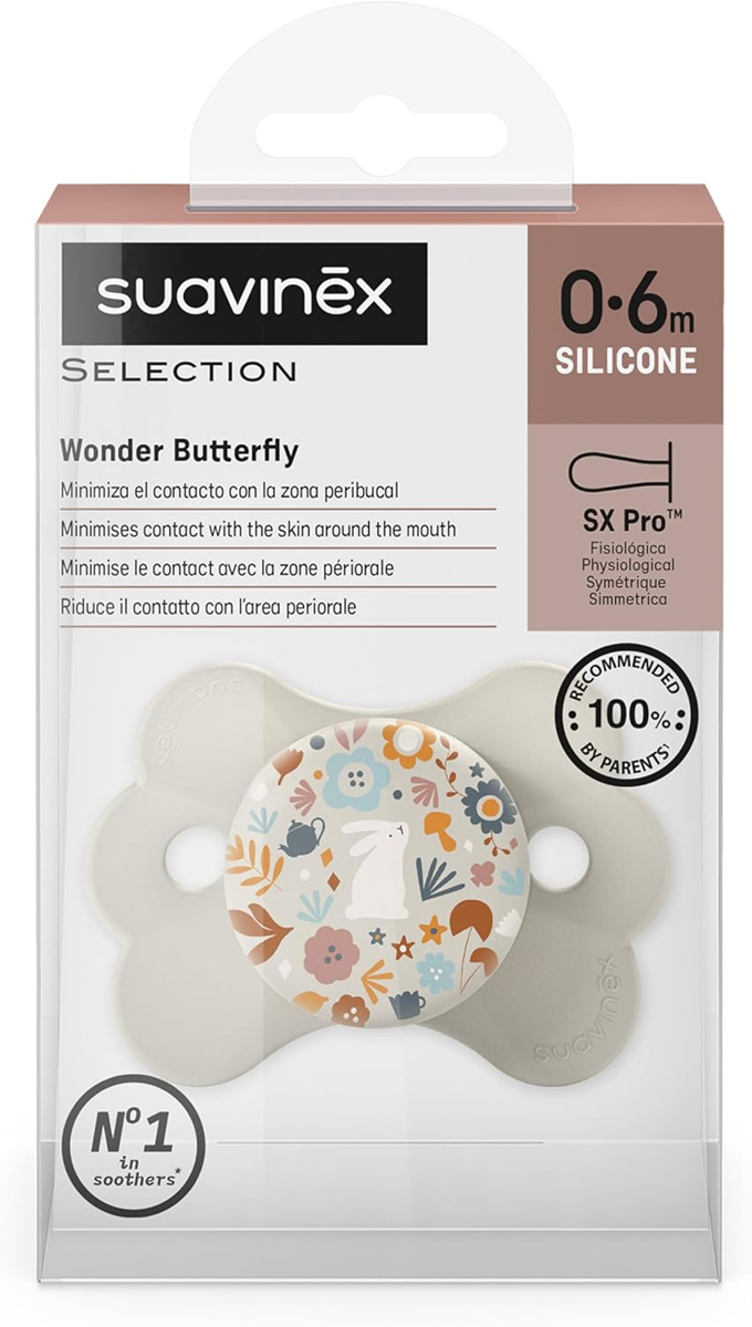 SUAVINEX duda SELECTION SX PRO iz silikona 0-6 m