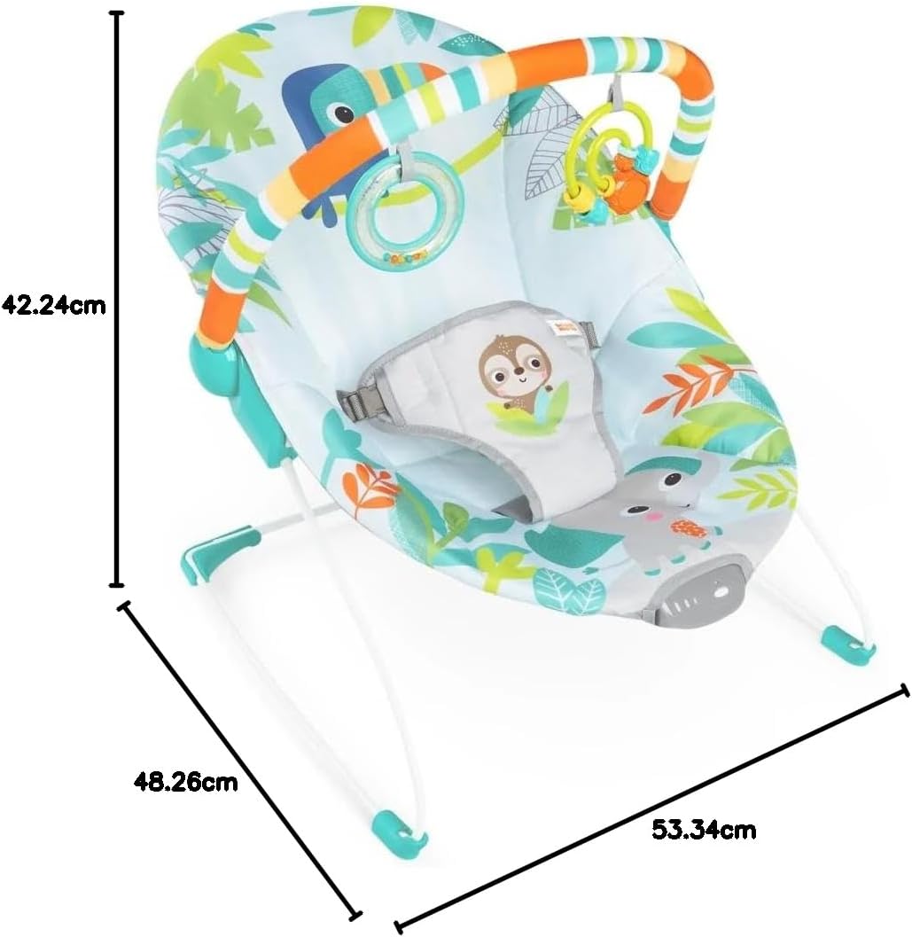 BRIGHT STARTS Rainforest balansoar cu vibrații și melodie