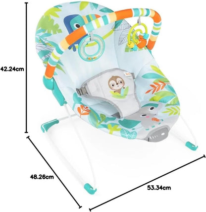 BRIGHT STARTS Rainforest balansoar cu vibrații și melodie