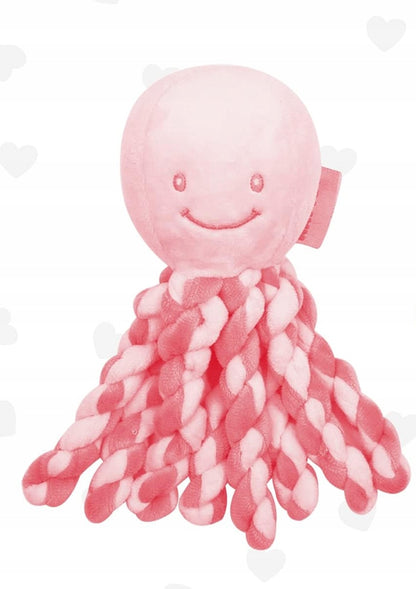 NATTOU plys-bamse med spilledåse La-Le-Lu BLÆKSPRUTTE 20 cm