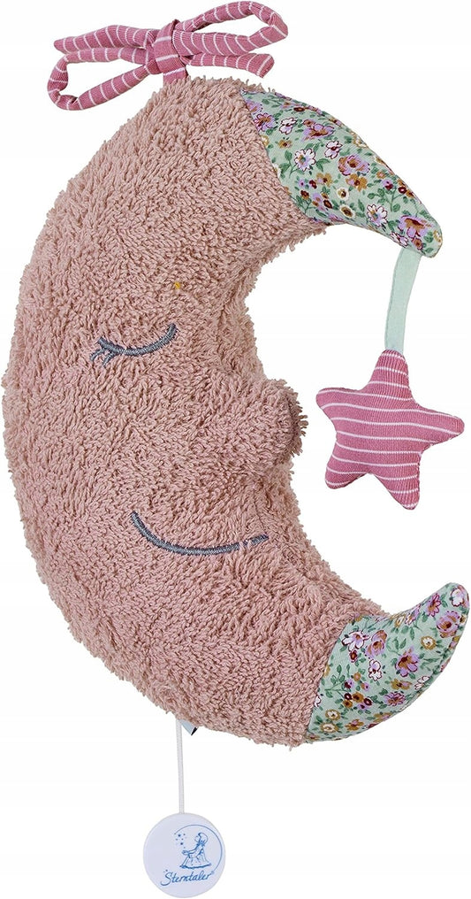 STERNTALER závesná plyšová hračka s hracím strojčekom MESIAC 20 cm "O
