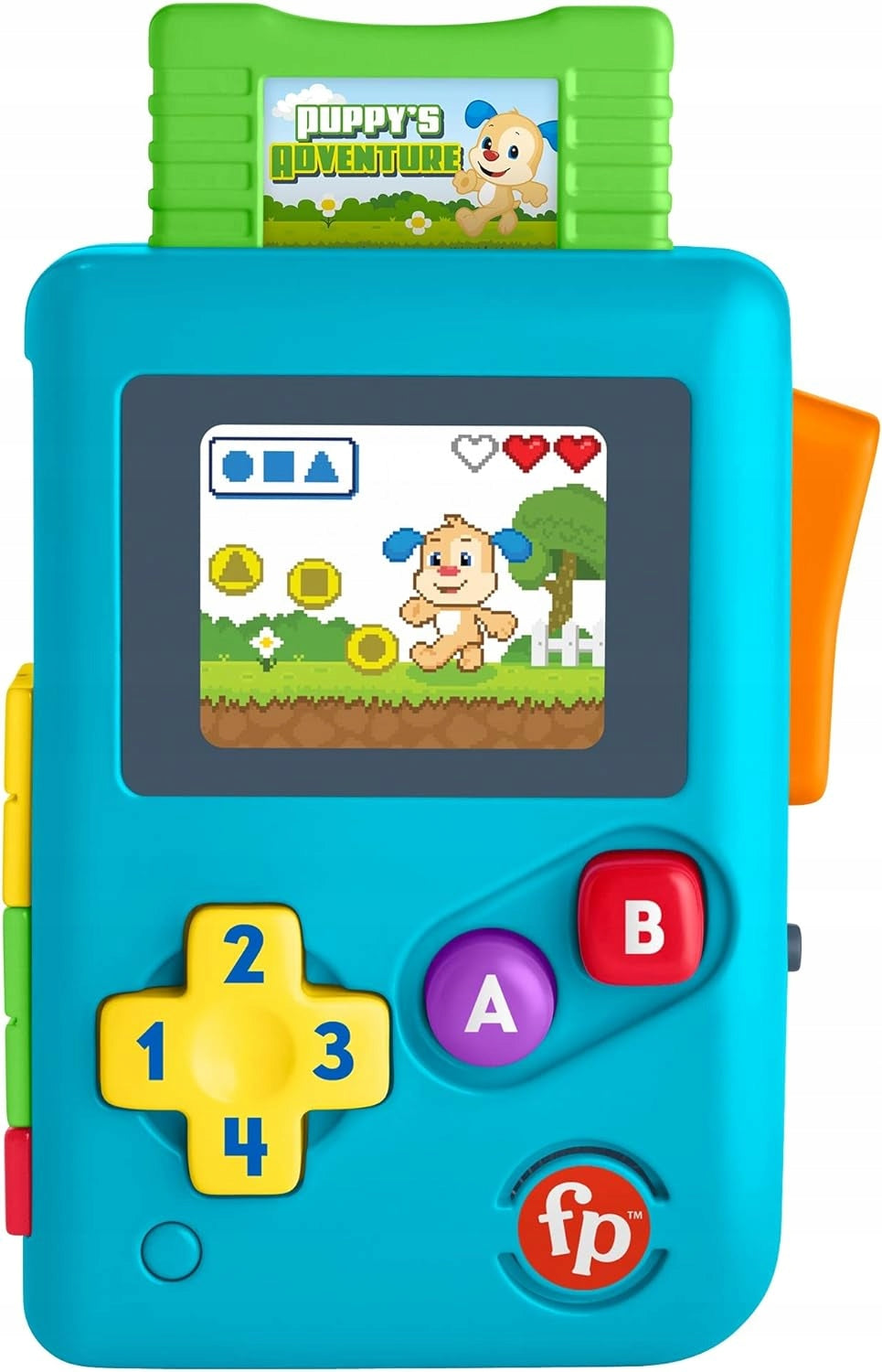 FISHER-PRICE Lil Gamer interaktívna retro konzola NEMECKÝ JAZYK