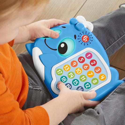FISHER-PRICE interaktywny WIELORYB światła 120 melodii zdań J. NIEMIECKI – zdjęcie produktu 2